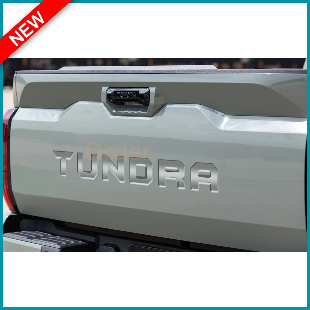 2023-2025 Chrome Rear Tailgate Letters for Toyota TUNDRA Vinyl