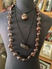 Very Cool Hand Carved Wood Necklaces and Kakui Nut Lei From Film Collection — photo 1