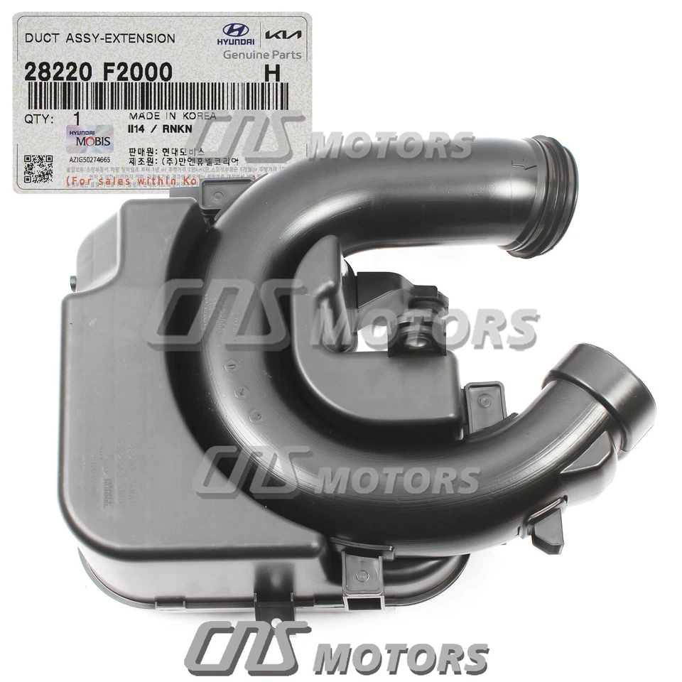 ⭐GENUINE⭐ Resonator Extension Duct for 2017-2020 Hyundai Elantra 28220F2000 Foto 4 de 4