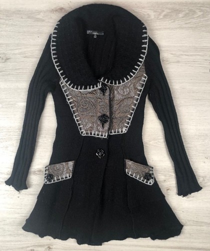 Vintage Slonl Women's Cardigan Button Up Sweater, SMALL Wool blend | eBay