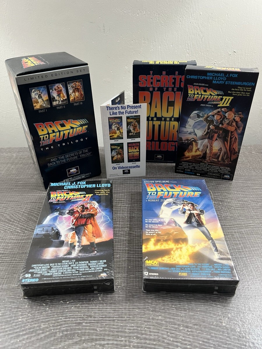 Back To The Future VHS Trilogy Limited Edition Box Set (1 & 2