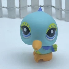 ❤️ HUMMINGBIRD #2144 - Littlest Pet Shop - Hasbro LPS Blue