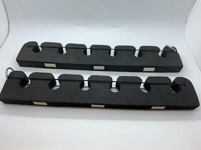 2x 30cm Car Rod Holder Stand, Rod Rack, Strong Foam, Magnetic Back, Fly ...