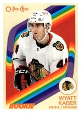 2023-24 O-Pee-Chee Retro #556 Wyatt Kaiser Chicago Blackhawks Rookie