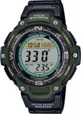 Casio SGW100-3AV, Twin Sensor Watch, Compass,Thermometer, 200 Meter WR, 5 Alarms