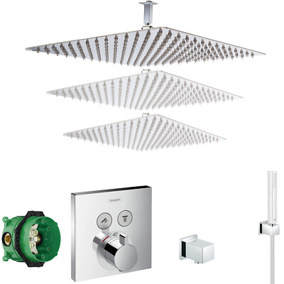 HANSGROHE Select Touch Thermostat Ibox 300 360 400 Kopfbrause ShowerSelect A44D