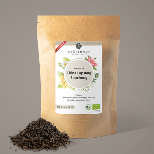 China Lapsang Souchong BIO, loser Schwarztee, Schwarzer Tee, Traditionell