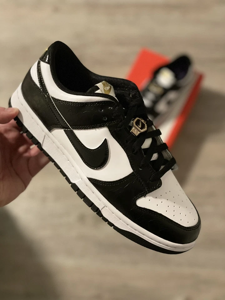 Nike Dunk Low Black White - World Champs | EU 42.5 US 9 | Neu OVP Blitzversand - Bild 1 von 4