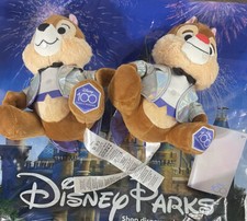 2023 Disney Platinum D100 100 Years Wonder Anniversary Chip  Dale Plush New