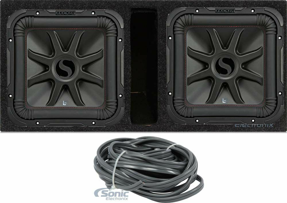 2 KICKER 45L7R124 мощностью 2400 Вт 12 сабвуферов L7R Вентилируемый корпус сабвуфера 103290₽