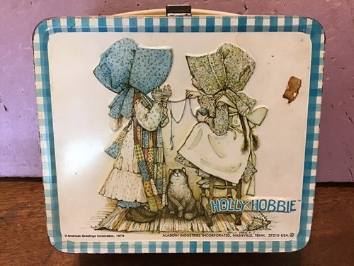 Vintage 1981 Holly Hobby Aladdin Metal Lunchbox With Thermos - Picture 1 of 11