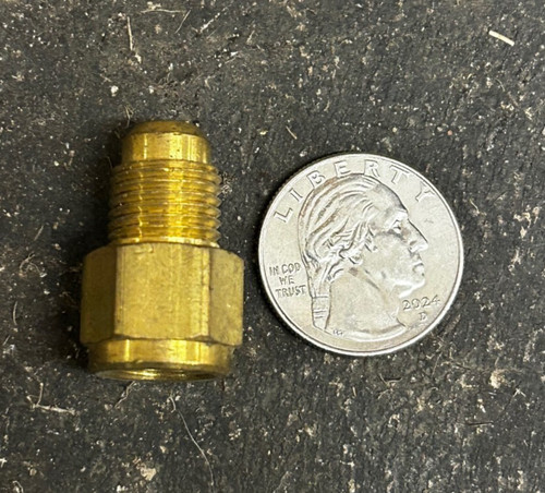 5/16" Flare x 1/4" FIP Adapter Brass Fitting