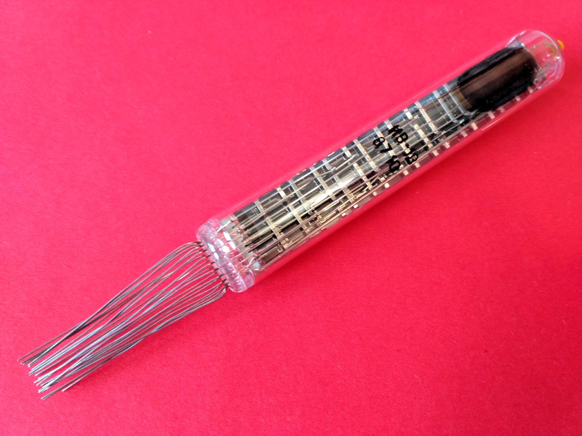 IV-18 IV18 ИВ-18 Nixie large 7-segment ussr 8-digit VFD clock tube