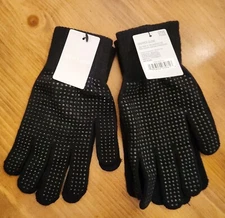 Lot Of (2) West Loop Gripper Ladies Gloves One Size Black 