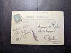 1905 France Early Airship Zeppelin RPPC Postcard Cover Charlieu Local Use — photo 2