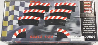 Carrera 20564 Outside Shoulder / Border for Radius 1/30 High Banked Curve Track