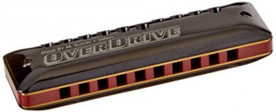 SUZUKI MR-300 Bb Key OVER DRIVE 10 hole Diatonic Harmonica from Japan