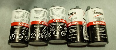 Lot Of 5 Enersys Cyclon Rechargeable Battery