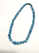 Turquoise women's accessories, vintage, unique, triangle