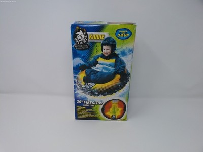 Uncle Bob's Snow Tube, 39'' Fireglow, New Open Box, Inflatable Winter Sled