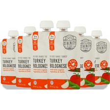 Serenity Kids Turkey Bolognese Bone Broth Pouch 3.5 Oz 6 Pack