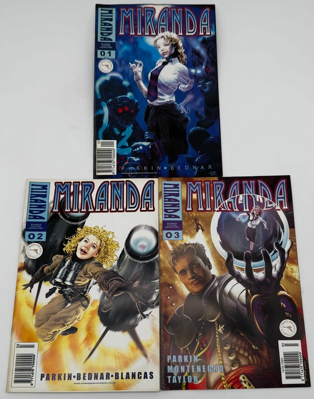 Miranda #1 - #3 Comeuppance Comics 2003 Doctor Who Spinoff Lance Parkin Rare OOP