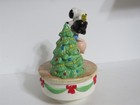 SNOOPY PEANUTS CHARLIE BROWN SCHMID RARE VINTAGE CERAMIC MUSIC BOX 1986 — photo 3