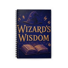Spiral Notebook Student Journal Wizard  s Wisdom Magic Spells Enchantment