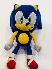 Sonic the Hedgehog Plush Stuffed Animal 8" Character Toy CUT OFF TAG BIN 32