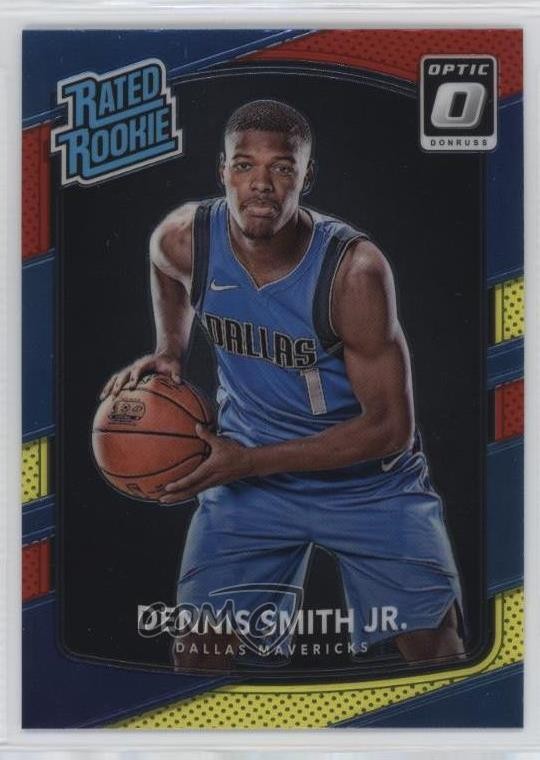 2017 Panini Donruss Optic Rated Rookie Mega Box Red & Yellow Dennis Smith Jr 1md