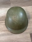 Vintage Korean War US Military M1 Helmet With Liner Strap Used Olive Drab Green — photo 1