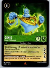 Genie - Powers Unleashed 76/204 Rare The First Chapter Lorcana Near Mint