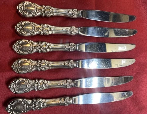 Reed and Barton Francis 1 Knife with Sterling Silver Handle 70grams