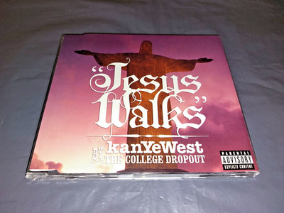 KANYE WEST ~ JESUS WALKS {PA} CD SINGLE EXCELLENT HIP HOP 2004