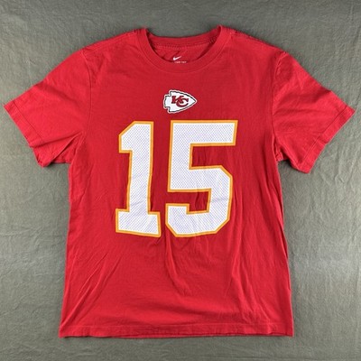 Nike Patrick Mahomes Chiefs #15 NFL Team Tee Shirt Red Mens M