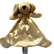 Baby Gund Spunky Huggybuddy Lovey  Puppy Dog Plush Satin Security Blanket SOPHIA