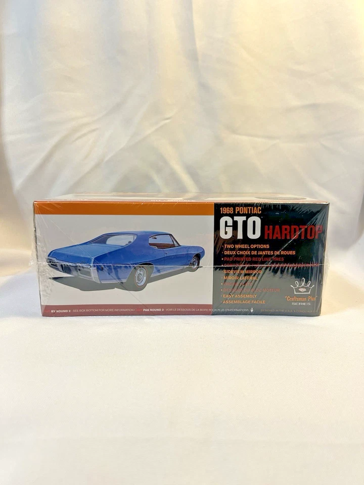 Kit modelo AMT PONTIAC 1968 GTO techo rígido NUEVO en caja sellada de fábrica - se envía gratis Foto 4 de 4