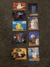 1991 Pro Set Disney The Little Mermaid Pop Ups Complete Insert Set of 9