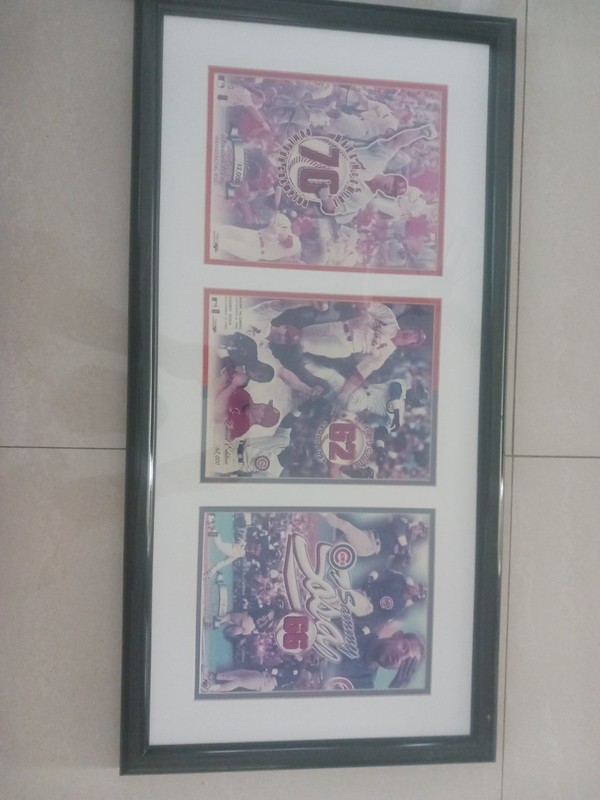Framed 3Certificates(Limited Edition)Of Mark McGwire&Sammy Sosa Homerun Records