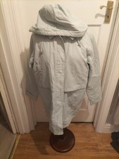 Ladies Bhs Size 12 Pale Blue Lined Zip Through Coat