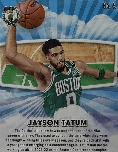 Jayson Tatum PSA 10 -2022 Panini NBA Hoops ‘Skyview’ -Celtics, Duke, The Anomaly - Picture 7 of 8