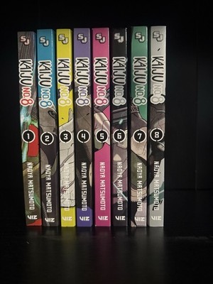 Kaiju No. 8 Manga Series Volumes 1-8