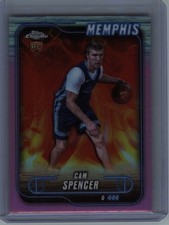 2024-25 Topps Chrome #130 Cam Spencer Pink Refractor