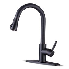 Kitchen faucets with Pull Down Sprayer, Farmhouse Kitchen Faucet Oil Rubbed B...