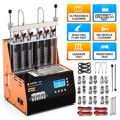 ANCEL JC600 6-Zylinder-Reiniger mit Ultraschall + GDI/Piezo-Test-Funktion
