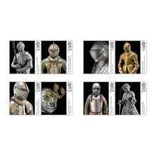 GB 2025 SC 4599-4606 TREASURES FM ROYAL ARMOURIES SE-TENANT PAIRS MNH VF