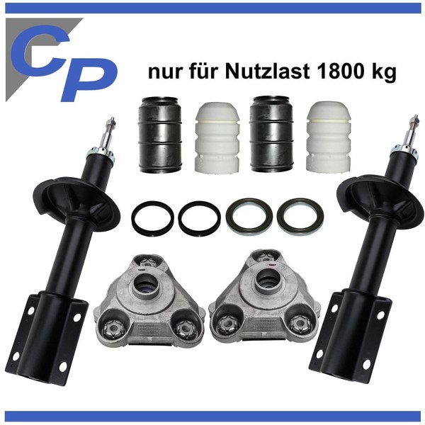 2 StossdäMpfer Vorne FüR Peugeot Boxer 244 Domlager Staubschutz 1800Kg Nutzlast-image