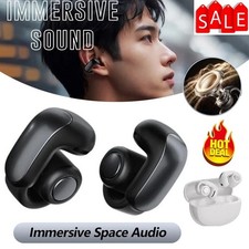 Ultra Open Earbuds True Wireless Bluetooth Open Earphones BLACK USA  