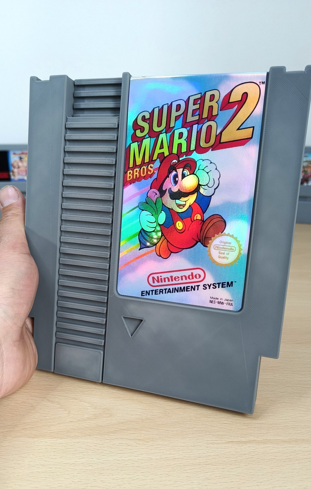Décoration murale cartouche géante NES – Super Mario bros 2