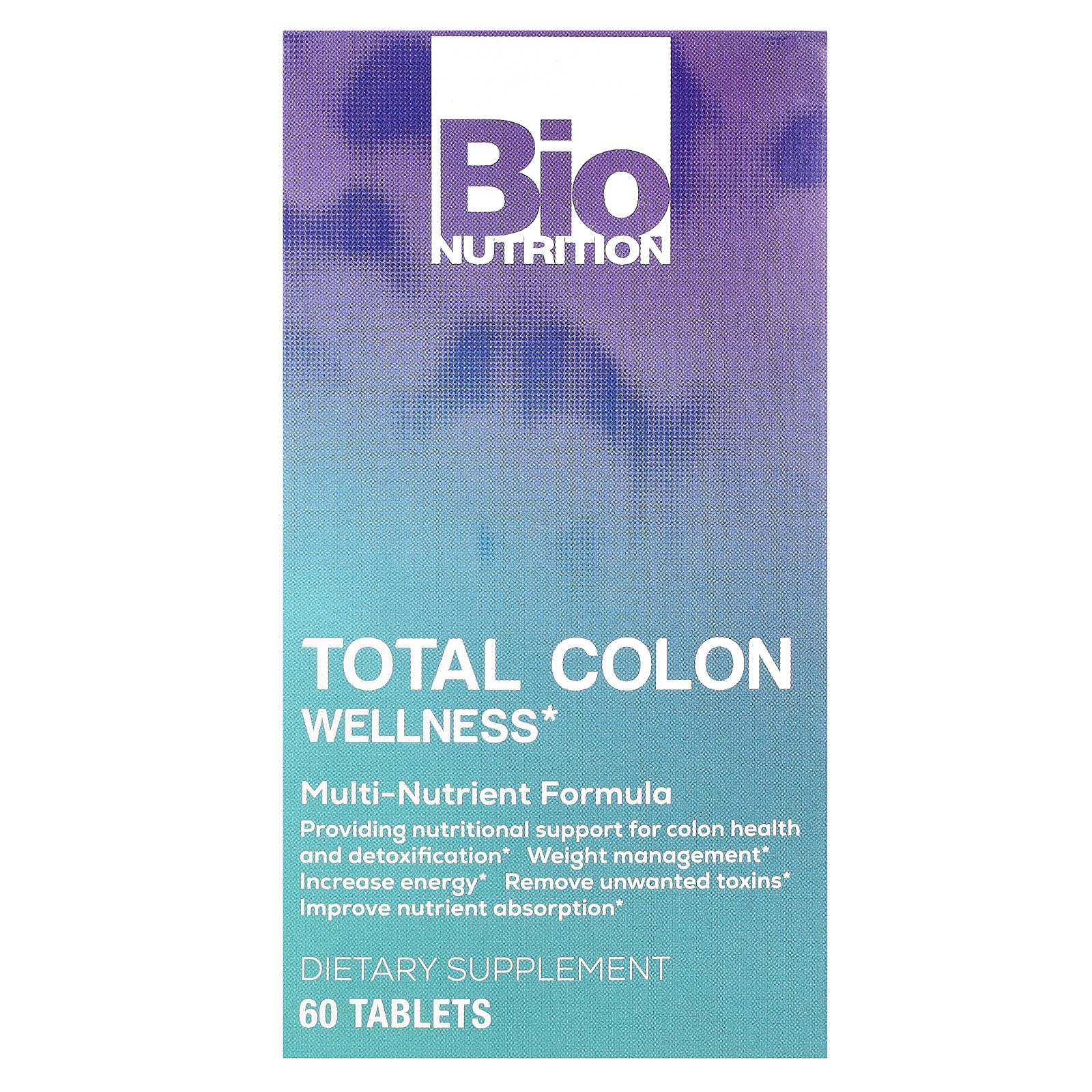 Bio Nutrition Total Colon Wellness, 60 ,   ,